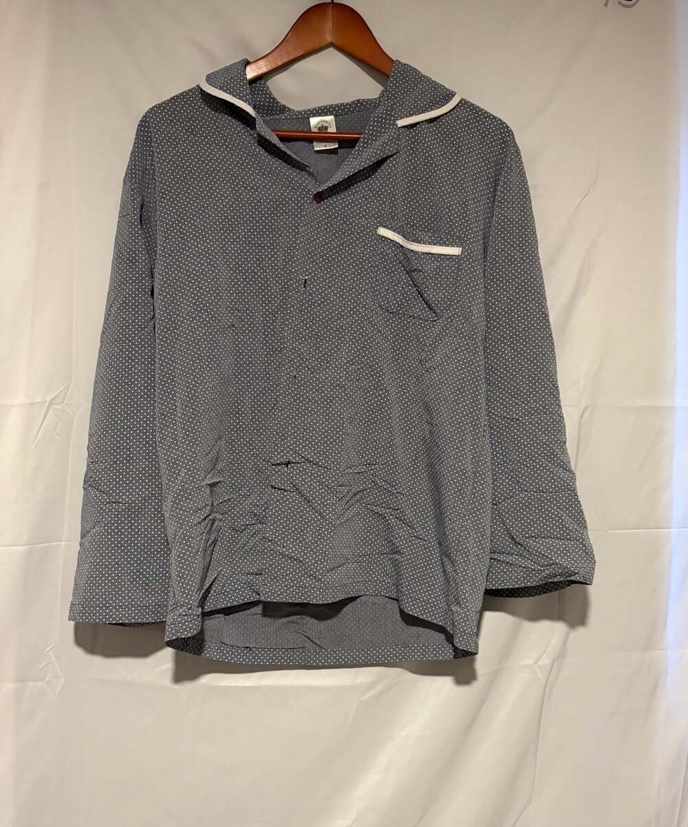Elizabeth London Polka Dot Sailor Collar Shirt